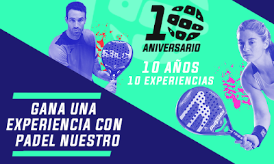 10 Aniversario Padel Nuestro: "10 años, 10 experiencias". Sorteos, Clinic y muchas sorpresas más.