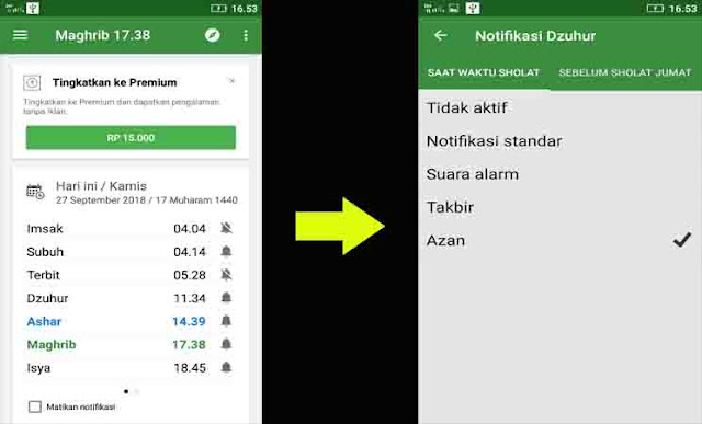 Cara Membuat Suara Adzan di HP Android Ketika Waktu Shalat Tiba