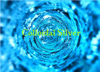 A colloidal silver illustration