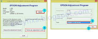 Reset Epson L120 error the ink pad is at the end of its service life - 02