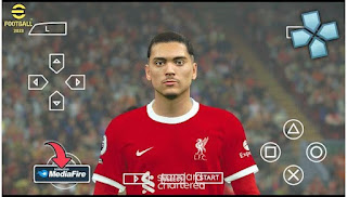Download NEW!! PES ISO Mod eFootball 2023 PPSSPP Full Transfer Best Graphics HD Camera PS5 Real Faces