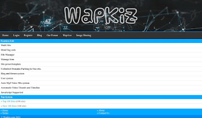 Wapkiz - WAP Builder Orginal PHP Script Full Version