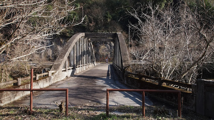 鳥取県日野郡日野町の廃橋、薮津橋