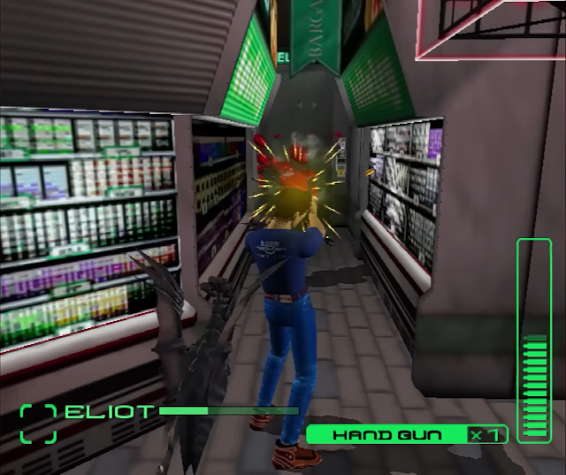 Blue Stinger Sega Dreamcast screenshot