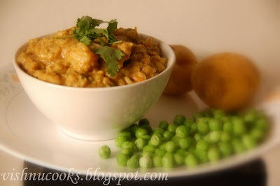 tamil (Pattani Kitchen: Curry Priya's Kurma) Potato Peas Sourashtrian pattani in  recipe kurma