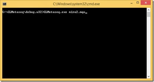 Run the program from the coomand line with a file name