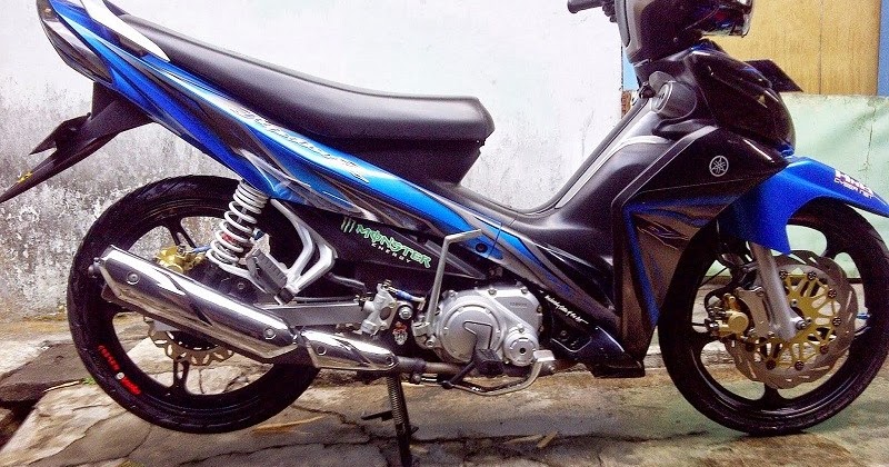 Jupiter Z New Biru Hitam Modif Standar Simple VegaFans com