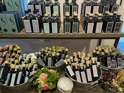 olive oils in gift shop at McEvoy Ranch in Petaluma, California