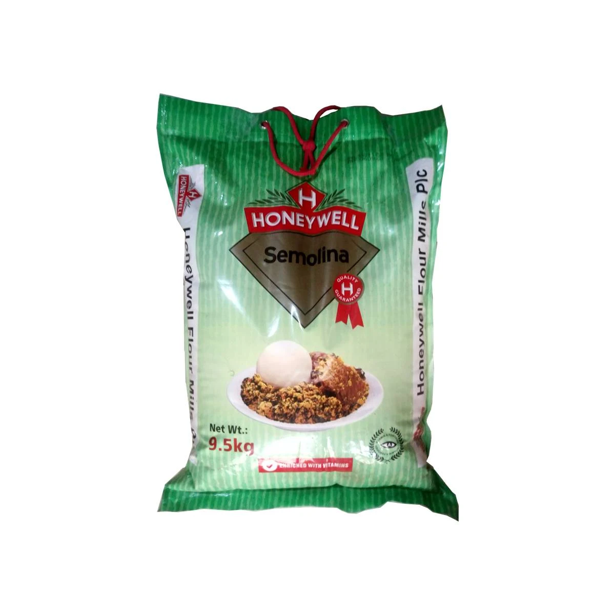 Honeywell Semolina 9.5kg on a white background