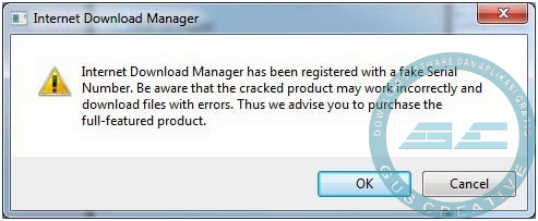 Internet Download Manager Has Been Registered With A Fake Serial