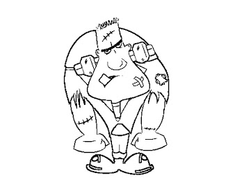 #2 Frankensteins Coloring Page