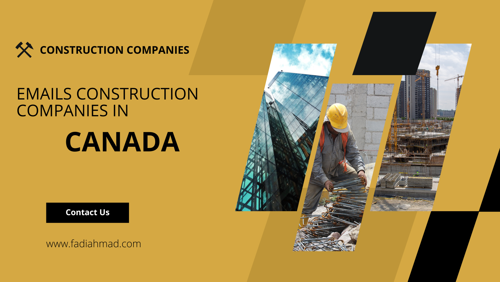 ايميلات شركات المقاولات في كندا -emails construction companies in canada