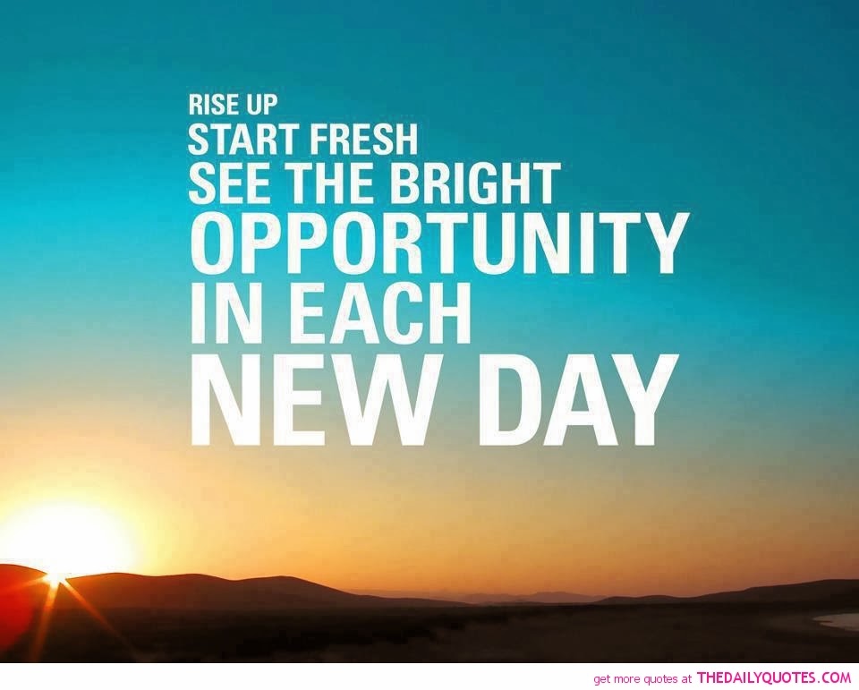 Rise Up And Make New  Start Motivation Quote 
