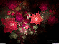 HD 3D Flowers Digital Desktop Wallpapers