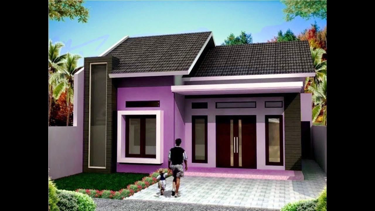 Desain Rumah Sederhana Warna Ungu Desain Rumah Indonesia