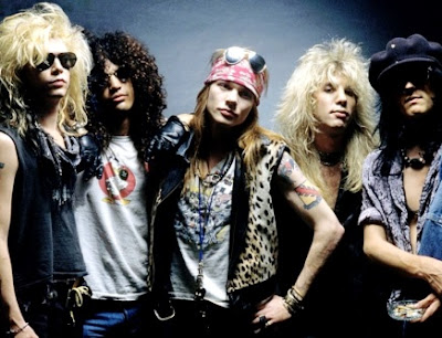 Foto de Guns'Roses jóvenes en sesión fotográfica