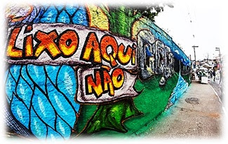 Atividade de arte sobre o grafite
