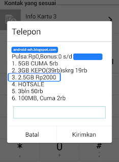 Cara Membeli Paket Murah Three 2.5GB Hanya 2000 Rupiah Full 24 Jam Terbaru April 2018