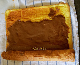 Roulé super moelleux et sa mousse au chocolat 