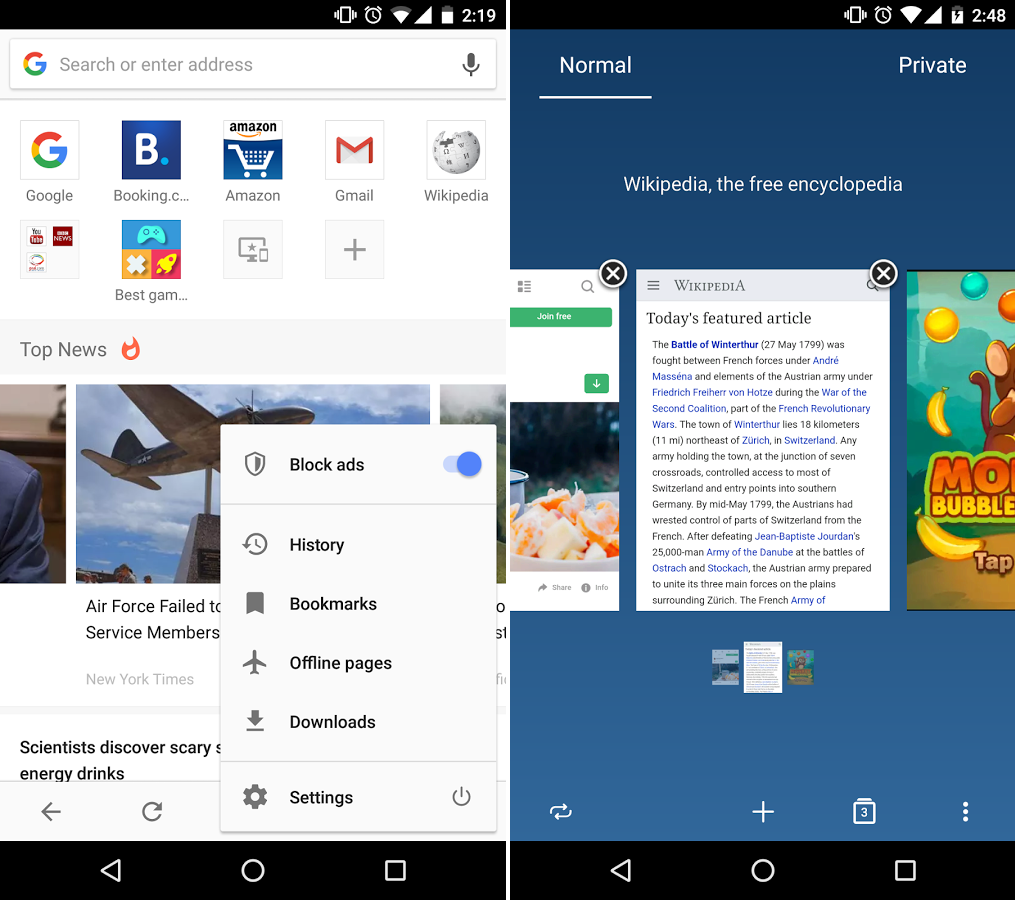 Opera App Android 2.3.6 Opera browser for Android APK Free Android