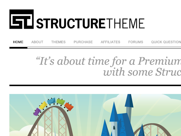 Structure Free Blogger Template