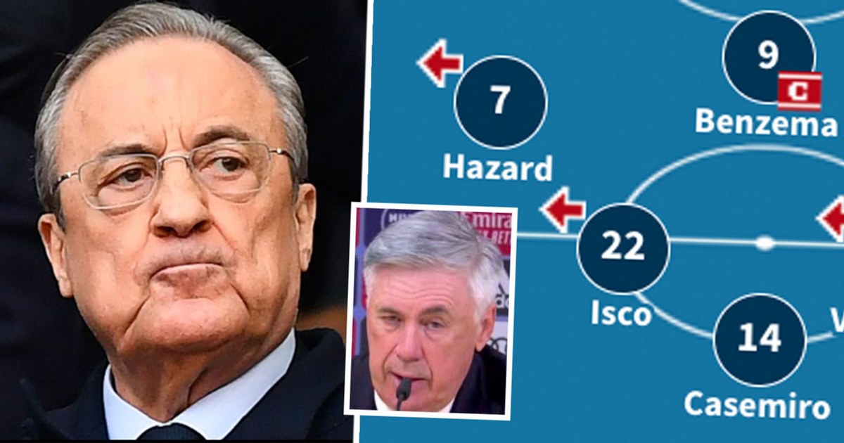 2 Real Madrid players Florentino Perez 'was angry to see' in starting XI this season