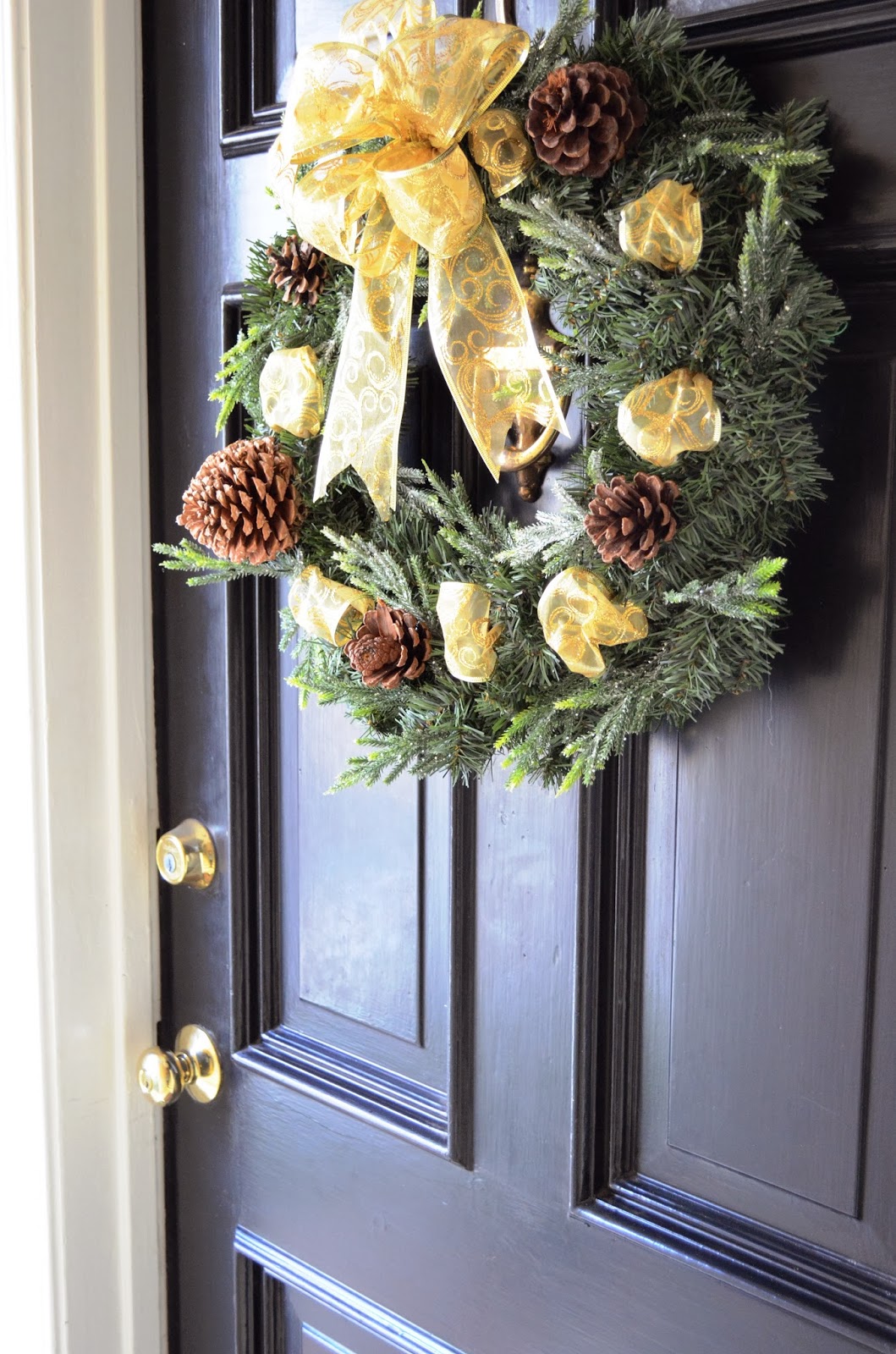 Make Your Own Thanksgiving Door Wreath Diy