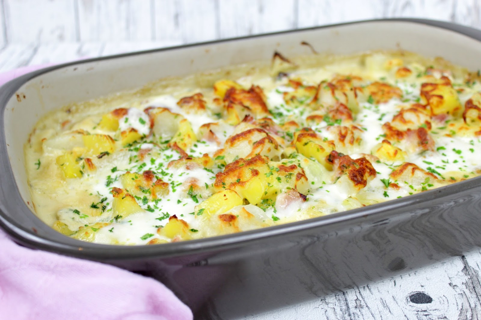 Rezepte mit Herz: Kartoffel - Kohlrabi - Auflauf