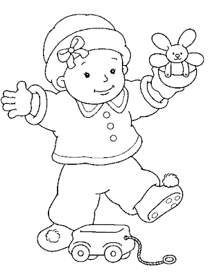 Baby Coloring Pages