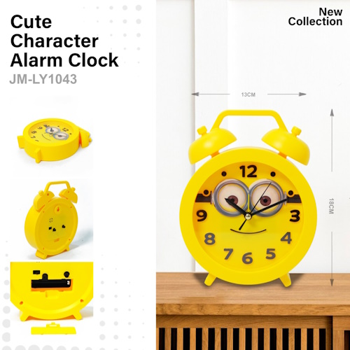 Jam Weker Bentuk Minion (LY1043)