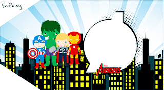 Avengers Chibi Style, Free Printable Bookmarks.