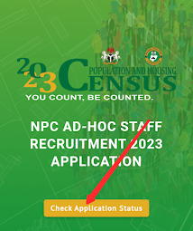 NPC recruitment application status