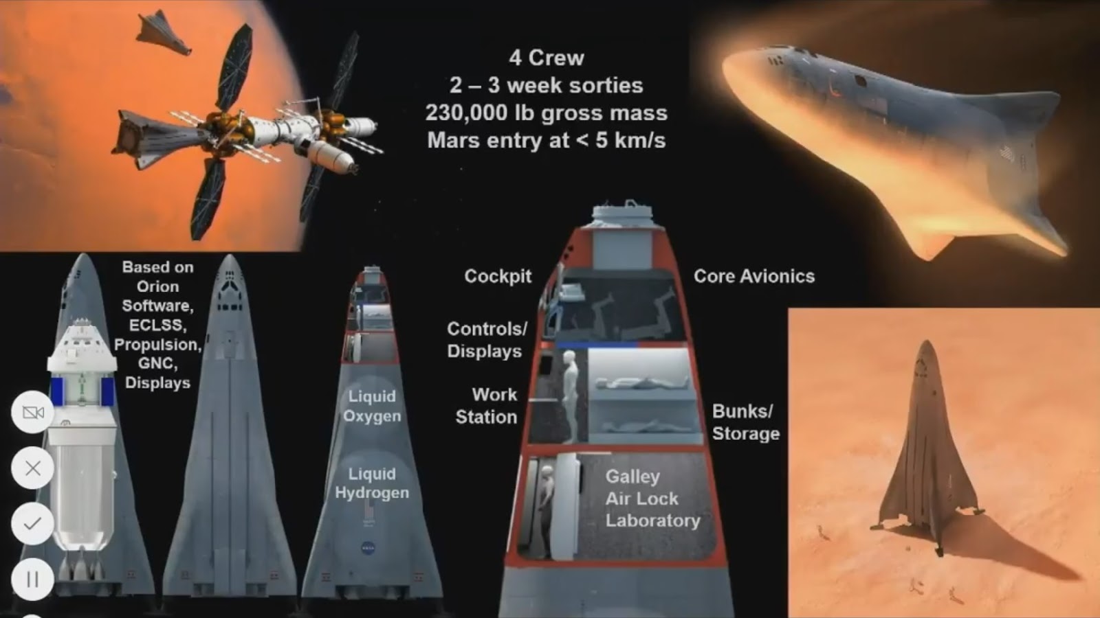 Lockheed Martin Mars lander concept for Mars Base Camp