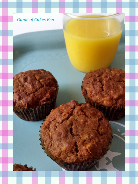 Morning glory muffins, veganos y sin gluten