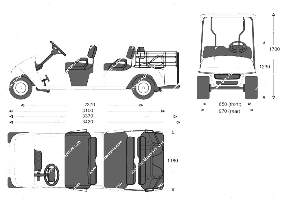 Golf Cart Dimensions Of Golf Cart