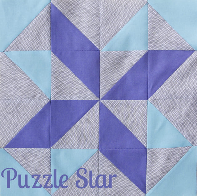 Star Puzzle Quilt Block