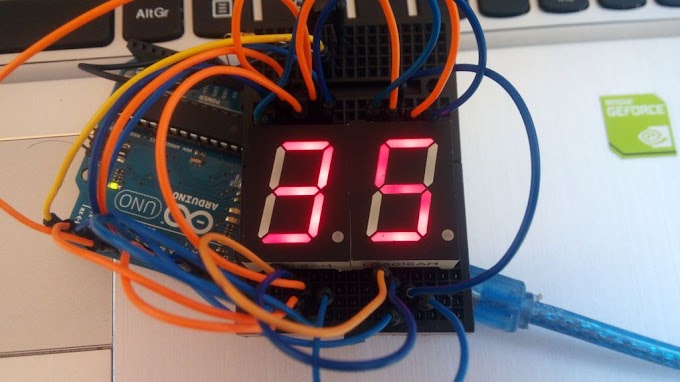 #53 Αντίστροφη μέτρηση με 7 Segment displays - Arduino