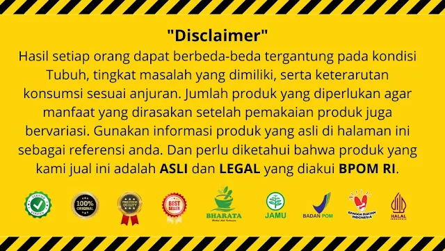 tanpa efek samping disclaimer