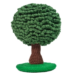 árbol amigurumi patrón gratis