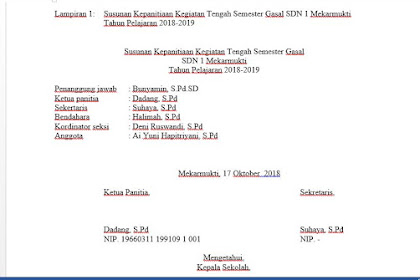 Contoh Proposal Kegiatan Peringatan Bulan Bahasa dan Sastra (PBBS) di SD