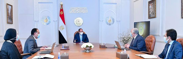 الرئيس السيسي يتابع منظومة الصادرات الزراعية المصرية