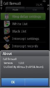 XCall firewall v1.0.0 S60v5 S60v3