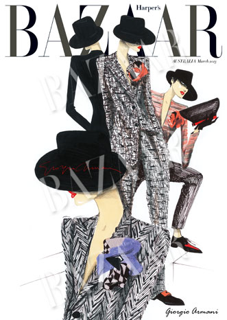 Harper's Bazaar Australia: 15 designers, 15 covers, 15 years to celebrate!