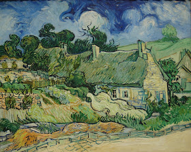 Van Gogh. Thatched Cottages at Cordeville