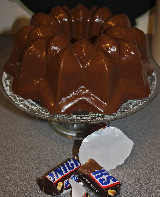 Snickers Bundt Cake