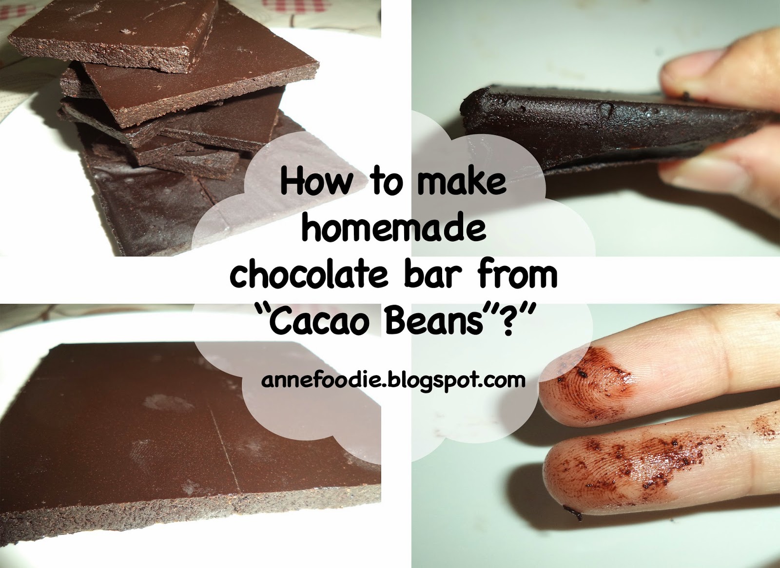 This is how I make my own version of chocolate bar from Cacao beans. In this post I shared how to make homemade chocolate from your own kitchen and using the equipment that already have at home like blender to pulverize my cacao beans. I posted the procedure to be easily follow for beginner like me. This recipe also contains only 3 ingredients to make pure chocolate and this recipe can be customized if you want to add other flavors like salt, cashew nuts or milk.