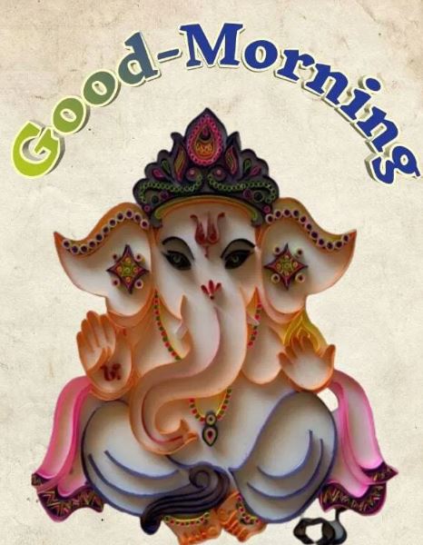 bal ganesha good morning images