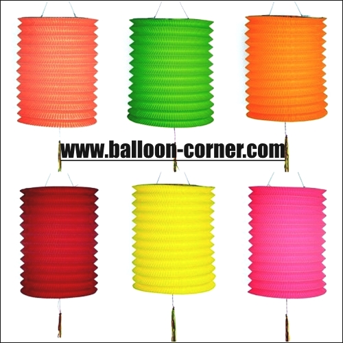 Lampion Gantung Kertas Model Tabung / Silinder Polos