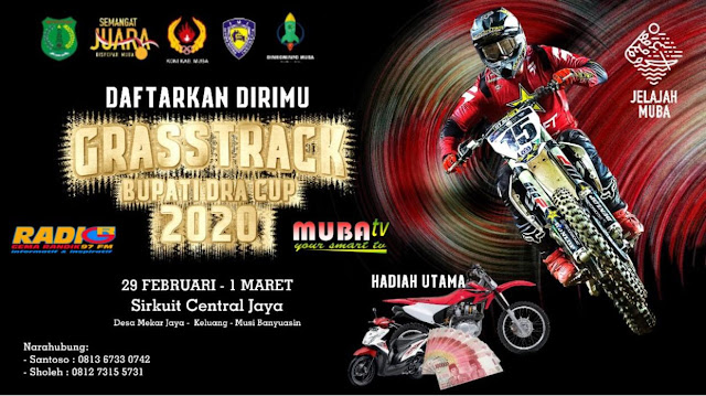 Februari 2020 Ceria, Ayo ke Muba, Saksikan Kejurda Grass Track Bupati DRA Cup Open 2020