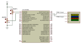 PIC18F4550 PWM1 and PWM2 example with CCS PIC C code